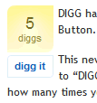 Digg This Button example