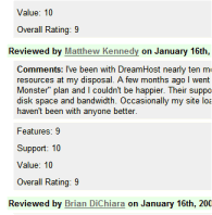 Review Site Plugin comment form example of review